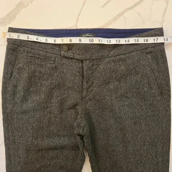 7 For All Mankind Womens Wool Low Rise Flare Trouser Pants Gray Size 30 - Picture 12 of 14